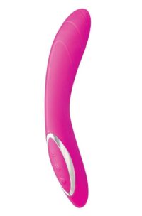 Princess Dynamic Heat Rechargeable Silicone Vibrator with Clitoral Stimulator - Pink
