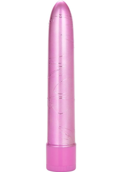 Metallic Massager Vibrator - Pink