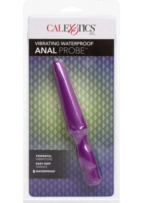 Vibrating Anal Probe Vibrator - Purple