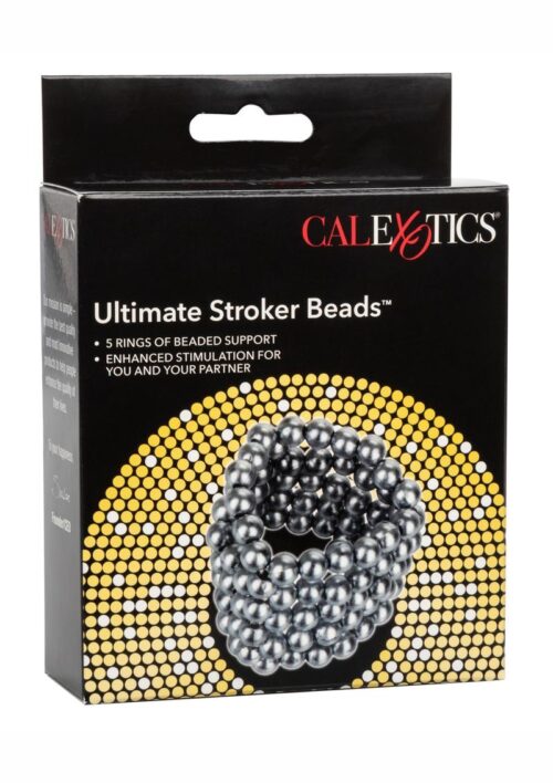 Ultimate Stroker Beads Cock Ring - Silver