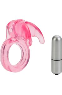 Triple Clit Flicker Cock Ring Red