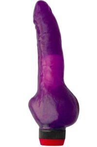 Jelly Caribbean Number 2 Jelly Vibrator - Purple