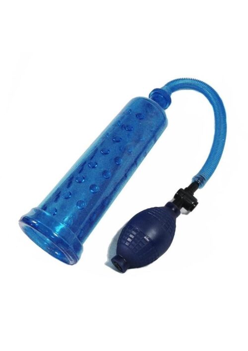 Male Power The Power Series Penis Pump with Pleasure Knobs - Blue