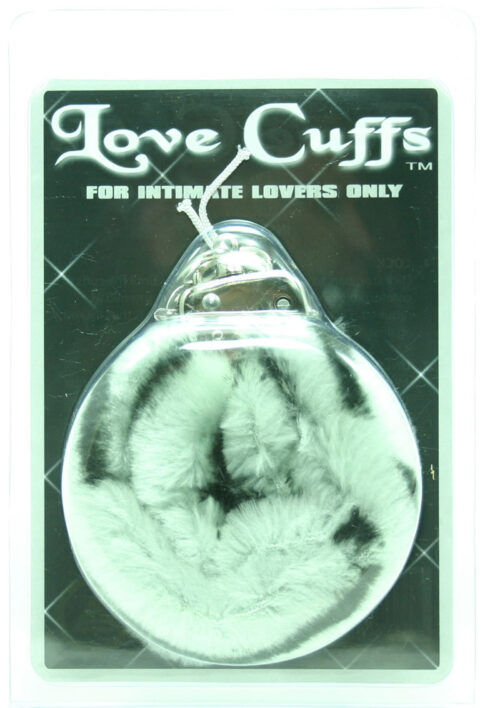 Furry Love Cuffs - Zebra