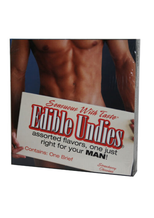 Edible Undies Male Brief Strawberry and Chololate Flavored (1 Pack)