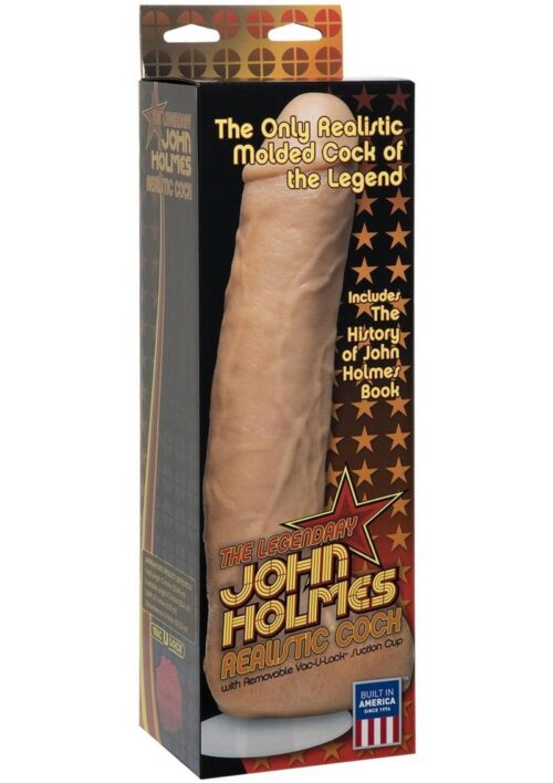 Legendary John Holmes Realistic Cock 9.5in - Vanilla