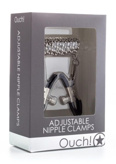 Ouch! Adjustable Nipple Clamps - Silver