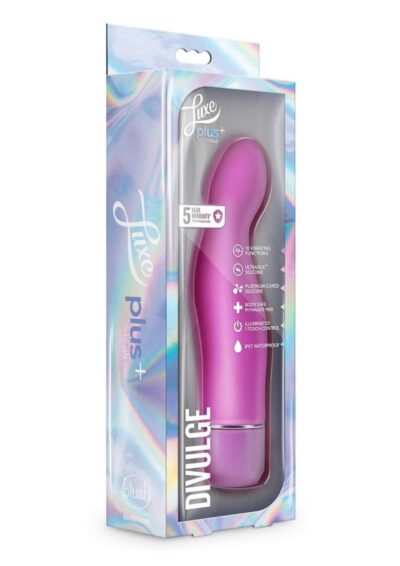 Luxe Plus Divulge Silicone Vibrator - Purple