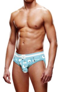 Prowler Fall/Winter 2022 Winter Animals Brief - XLarge - Blue/White