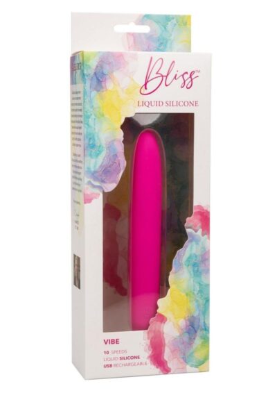 Bliss Liquid Silicone Rechargeable Vibe - Pink