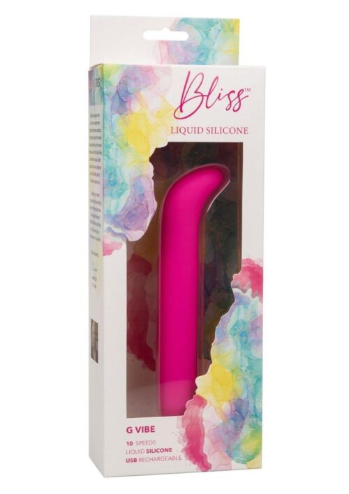 Bliss Liquid Silicone Rechargeable G-Vibe - Pink