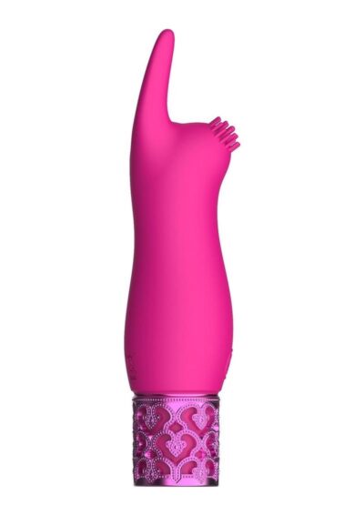 Royal Gems Elegance Silicone Rechargeable Bullet - Pink