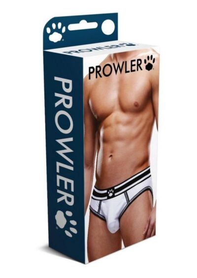 Prowler White/Black Open Brief - Small