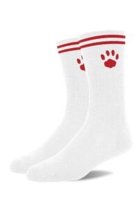Prowler Red Crew Socks White/Red