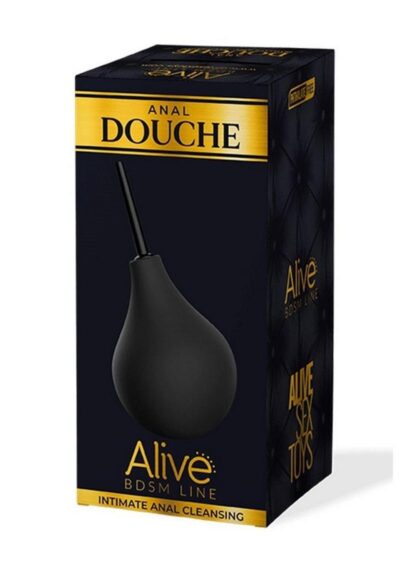 Alive Silicone Anal Douche - Medium - Black