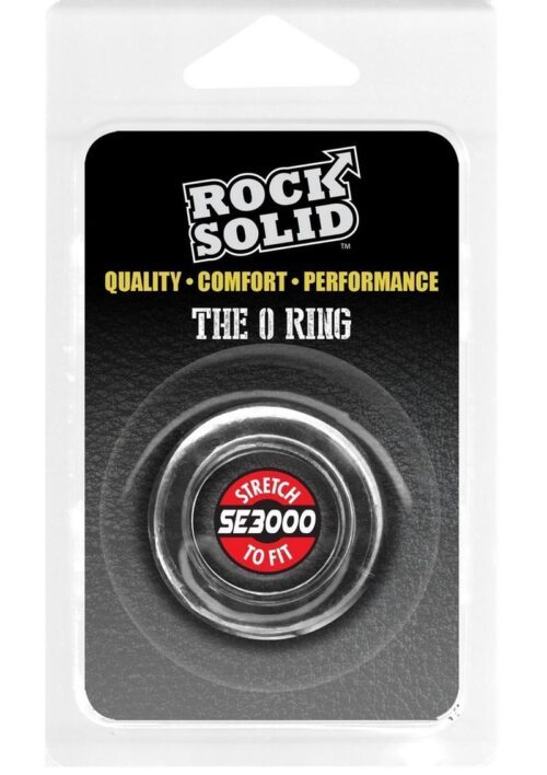 Rock Solid The O Ring Cock Ring - Clear