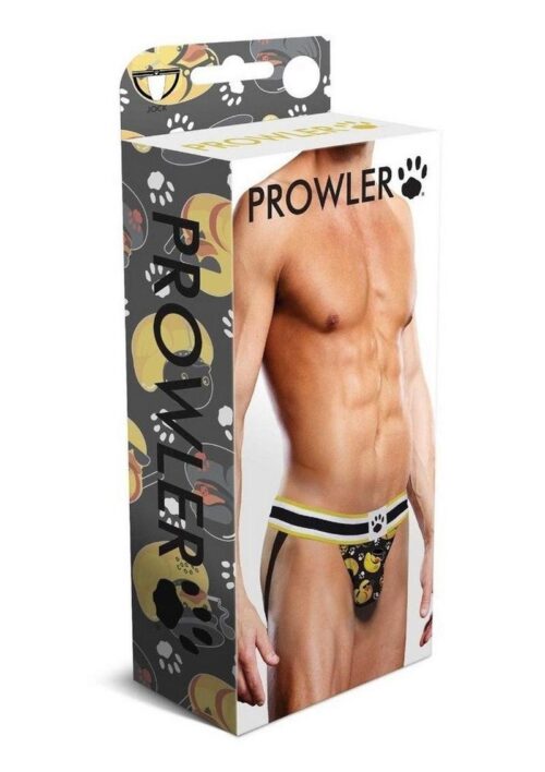 Prowler Spring/Summer 2023 BDSM Rubber Ducks Jock - Small - Black/Yellow