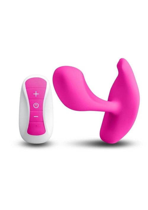 Inya Eros Rechargeable Silicone Vibrating Stimulator with Remote Control - Pink