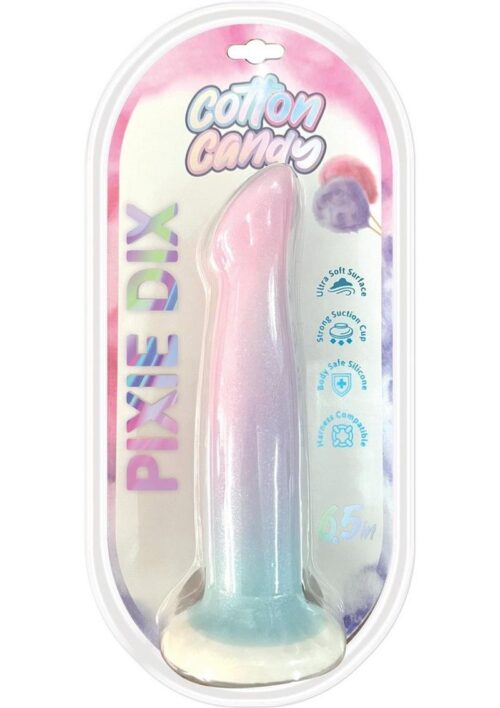 Cotton Candy Pixie Dix Mini Dildo - Multi-Color