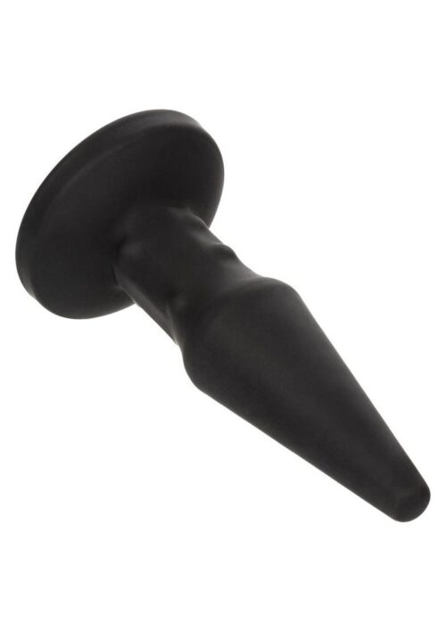 Bionic Beaded Rimming Probe Rechargeable Silicone Anal Stimulator - Black