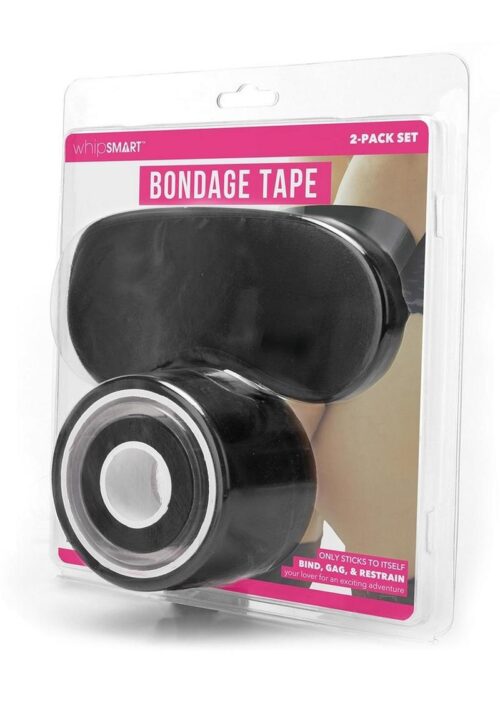 Whipsmart Bondage Tape 100ft - Black